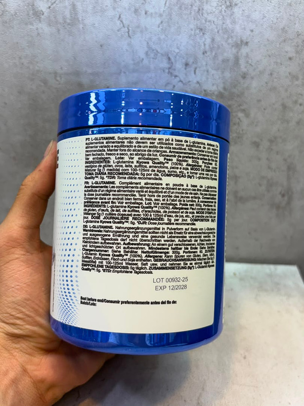 گلوتامین پاور 300 گرم طرح جدید کوامترکس